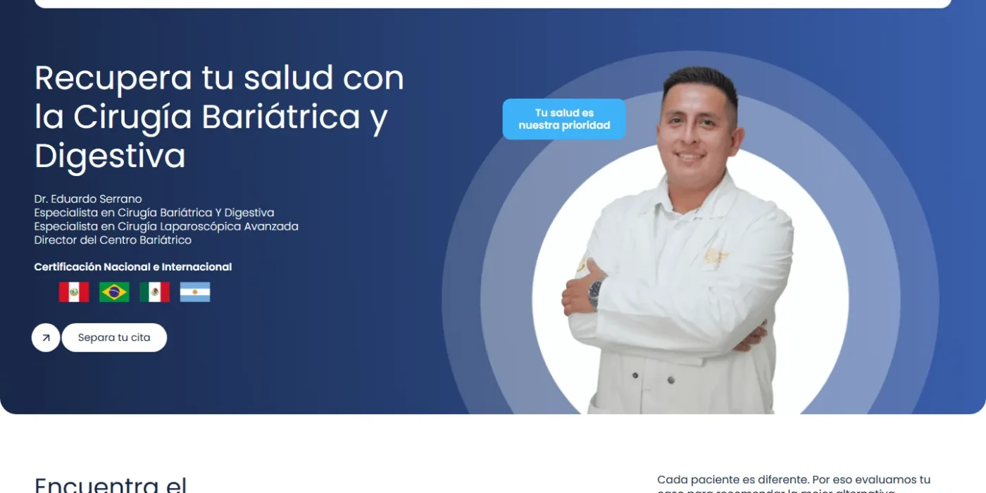 Vista general del proyecto Dr. Eduardo Serrano