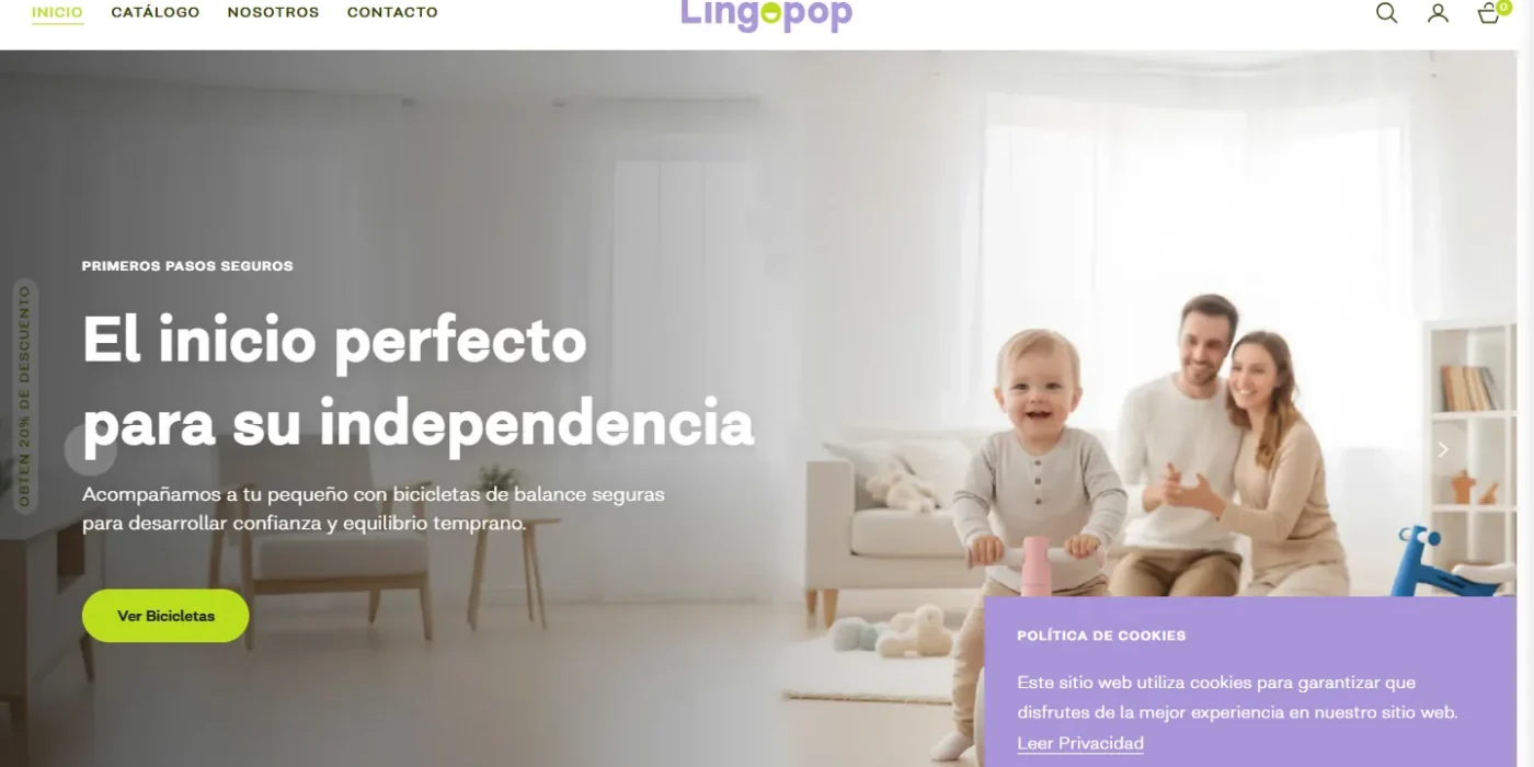 Vista general del proyecto LingoPop